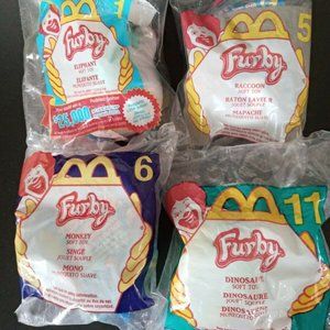 McDonalds 2000 Furby Collectible Toys Lot of 4